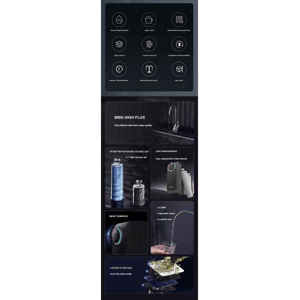 Household 4-stage Reverse Osmosis Direct Drinking Water Treatment Systems