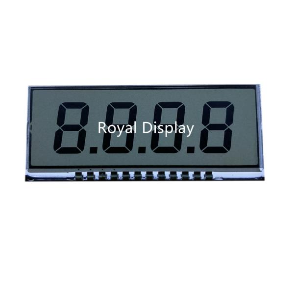 Quality Custom Digit Segment Odometer VA Transparent LCD Screen Display White LED Backlight for sale