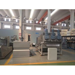 China Sludge Dewatering Wastewater Treatment Machine For Liquid / Solid Separation wholesale