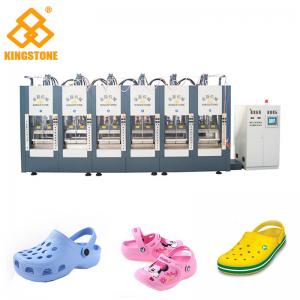 China EVA Vacuum Hot Press Foam Molding Machine , Vertical Injection Machine  wholesale