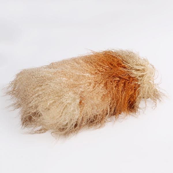 100% Acrylic Front Material Faux Fur Fabric Solid Color Long Pile from for Home Textile