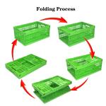 Plastic Collapsible Storage Box Plastic Shipping Containers Collapsible Basket
