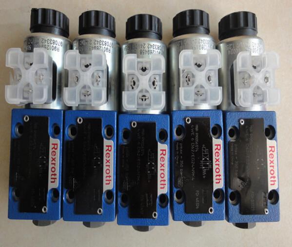 Quality Rexroth Directional spool valves, direct operated with solenoid actuation 4WE6HA6X/EG24N9K for sale
