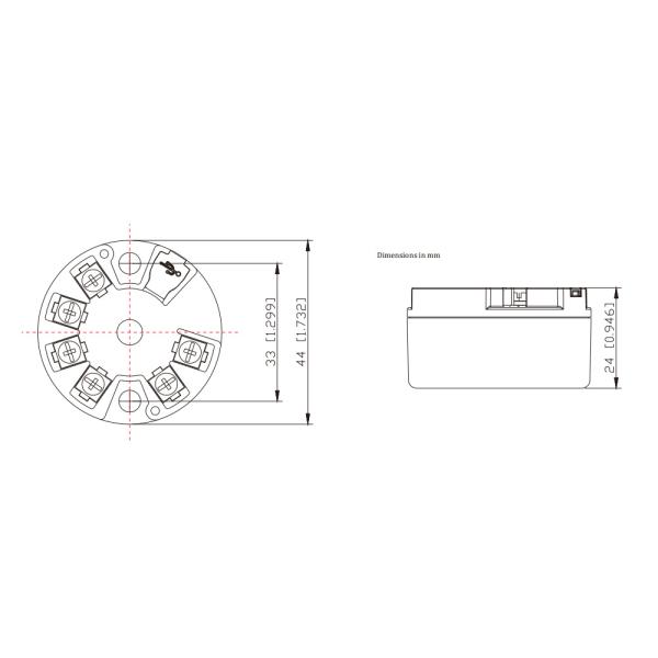 TMT192C Hart Head Mounted Temperature Transmitter Universal Input