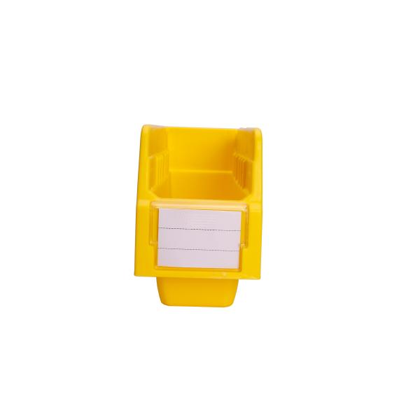 Solid Box Warehouse Rack for Plastic Parts Storage and Nestable Plastic Shelf Bin