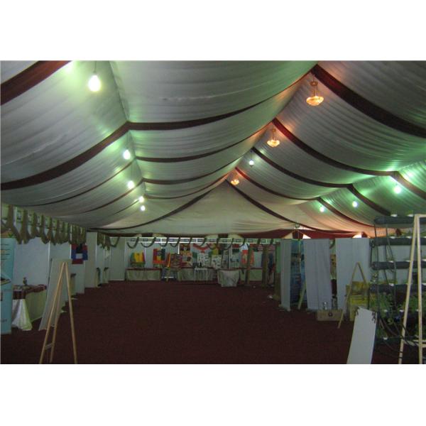 White Wind Resistant 15mx20m Marquee Tents With Air Conditioners