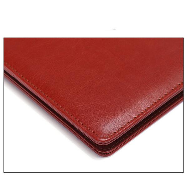 Durable Business PU Leather Notepad Portfolio Multiscene Recyclable Custom Logo