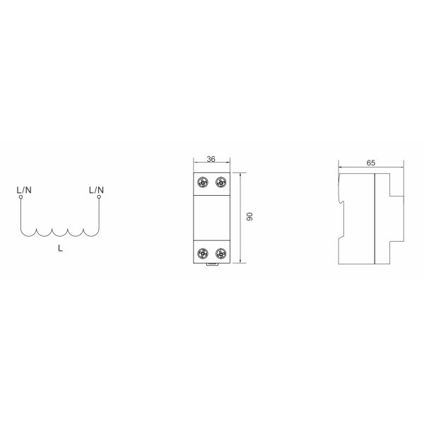 BRCI-63 decoupling inductivity Decoupling inductance Lightning Coordinator Decoupler