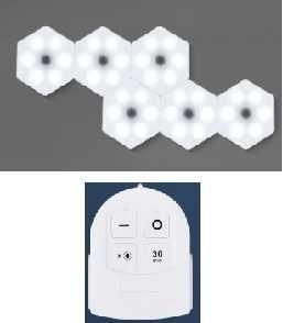 China 6x2x8.3cm Cabinet Sensor Light Infrared Remote Controller DIY LED Touch Sensitive Night Light With Remote SMD2835 40lm on sale