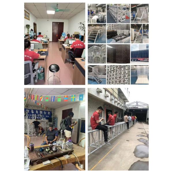 Aluminum Alloy Stage Truss , Thomas Bolt Truss For Concerts / Displays