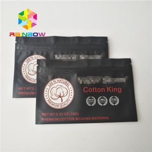 China Stand Up Zip Seal Bags For Facial Makeup Round Beauty Cotton Pads Fr-20181019-2 wholesale