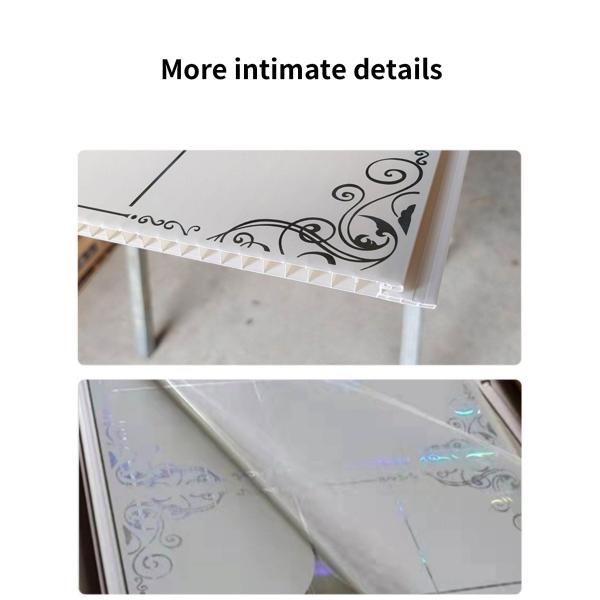 Self-Assembly Thickened PVC Strip Ceiling for Contemporary Kitchen Bathroom and Toilet Design Style