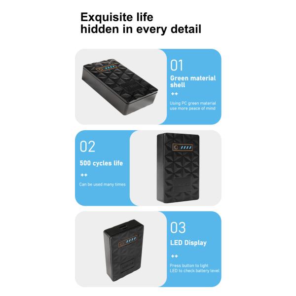 CE FCC Heated Jacket Power Pack 5V USB Power Pack For Heated Jacket