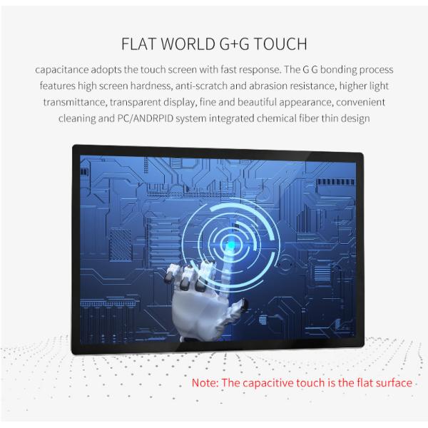 22'' Capacitive Touch Screen Display Embedded Query Industrial Computer