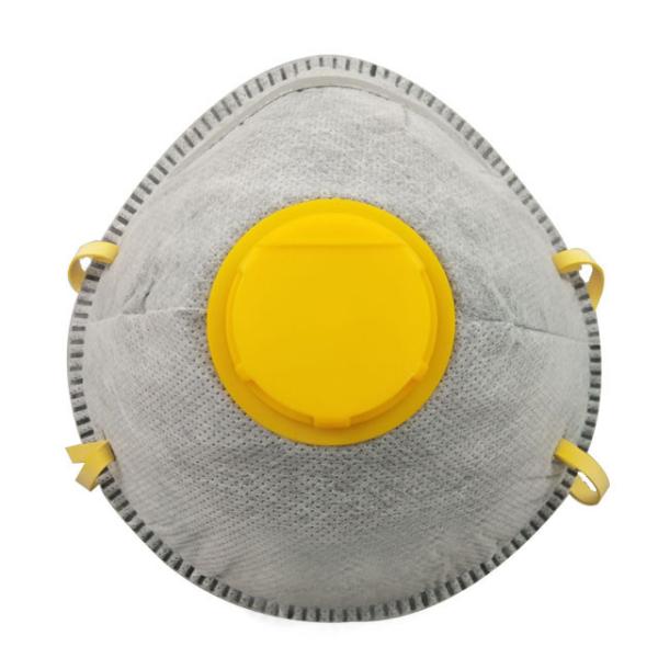Soft 3 Ply Disposable Face Mask , Asbestos Dust Mask For Painting / Spraying Workshop
