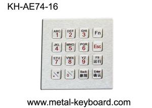 IP65 16 Keys Industrial Metal Keyboard with integrated functional Digital keypad
