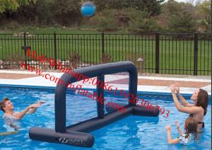 China Huffy Inflatable Pool Volleyball Net with Two Spalding wholesale
