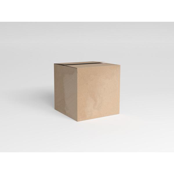 corrugated brown cardboard shipping box