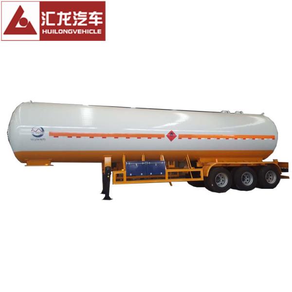 Quality 3 Axle 49.8 CBM Liquid Petroleum Gas Tank Trailer LPG Gas Tank for sale