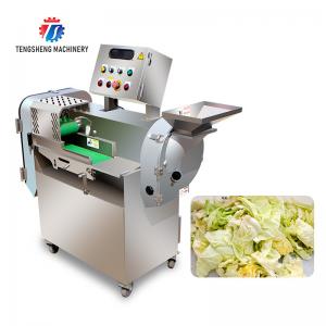 China 2.25kw 1000kg/h Commercial large double - head vegetable cutting machine multi-functional dicing silk section machine on sale