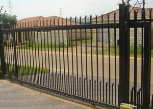 China Horizontal Steel Automatic Driveway Gates Remote Control For Industrial Park wholesale