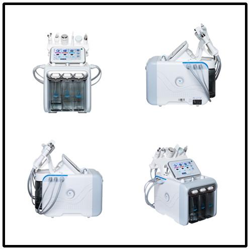 Quality 2018 Nubway Newest Multifunction 6 in 1 h2o2 machine Hydrogen Oxygen Small Bubble Facial Machine for sale