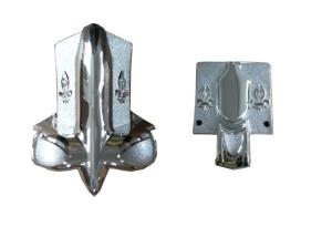 China Plastic Injection Molding Silvering Coffin Parts applied with Steel bar wholesale
