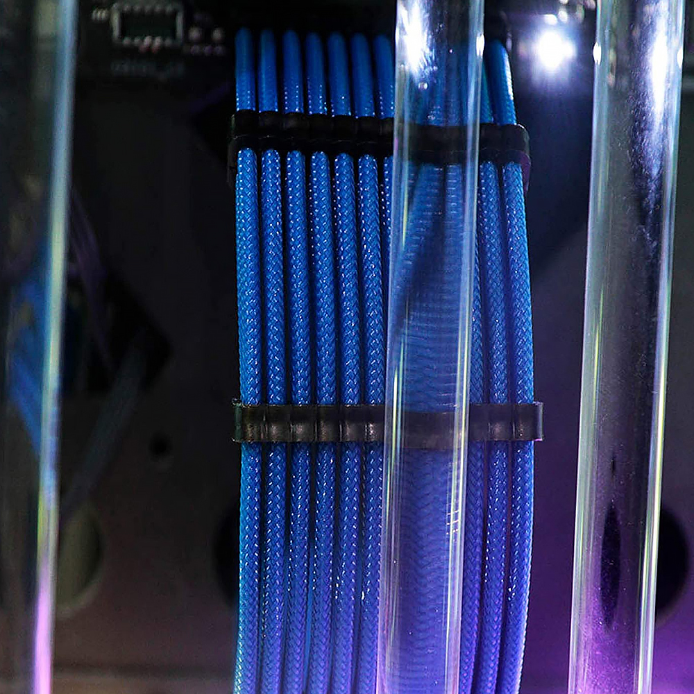 Power Supply Psu Extension Braided Sleeved Arc Set Good Quality Connector Antenna Charging Color Steel Micro