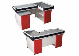 China Multi Color Grocery Store Checkout Counter Anti Rust Cold Rolled Steel Material on sale