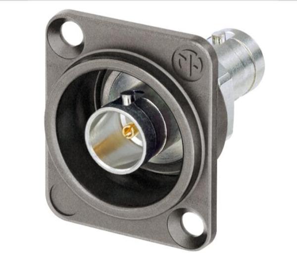 Quality Grounded UHD BNC Chassis Connector NBB75DFGX BNC Socket Customized for sale