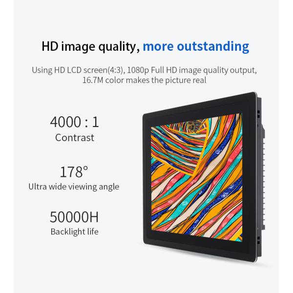 OEM 12.1 Inch Industrial Panel Pc Touch Screen Wall Mount Industrial Screen HMI Panel PC Industrial Panel PC