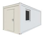 Thermal Insulation Flat Pack Container Fireproof 20ft Luxury Prefab Container