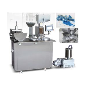 China Energy Saving Pharmaceutical Capsule Filling Machine Liquid Gel Capsule Machine on sale