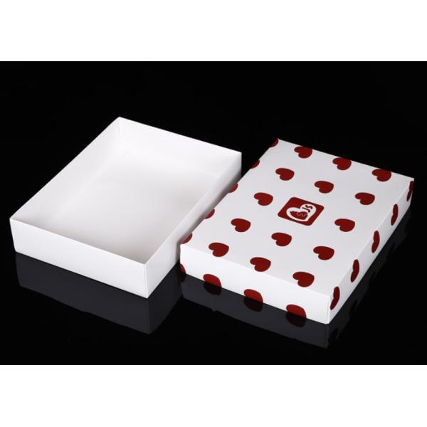 Rigid Cardboard Gift Box FSC 350gsm Ivory Board Box For Clothes Packaging