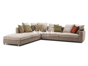 China Contemporary Style 2018 New Living Room Furniture 5 Seater Cowhide Genuine Leather Sectional Sofa Sets  ZZ-M-336 on sale