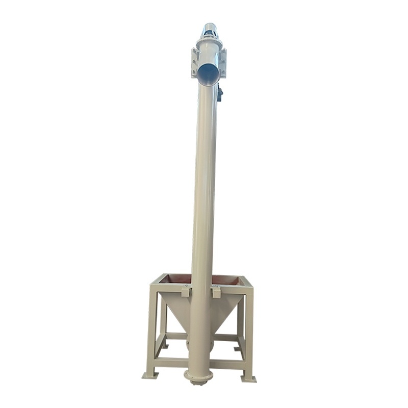Powder Granule Conveying Machine Industrial Stainless Steel Inclined Screw Auger Conveyor