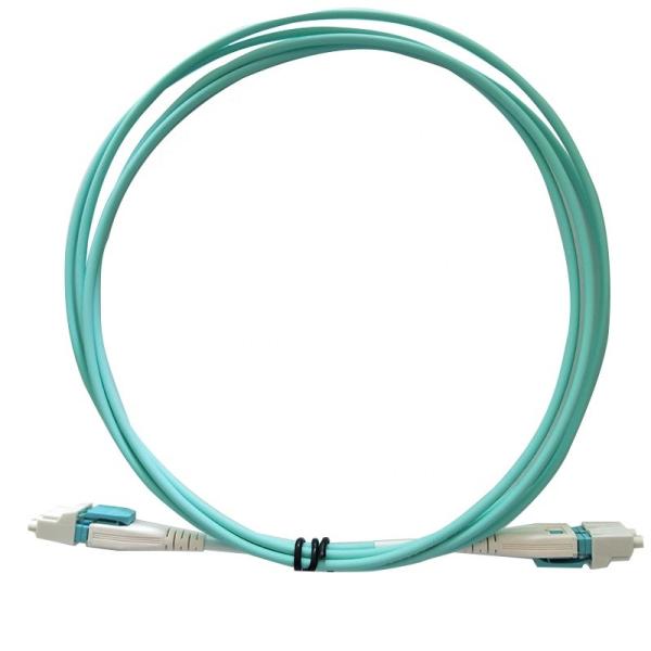 High Quality LC Uniboot Patch Cord , OM3 OM4 Optic Fiber Cable LC/UPC-LC/UPC Duplex 2.0mm Suncall LC Connector