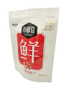 China ISO SGS Soymilk Doypack Zipper Bags Snack Standing Pouch 500 Gram wholesale