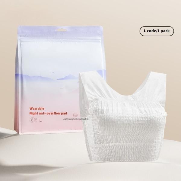 OEM Disposable Upgrade Breastfeeding Bra Integrated Anti Overflow Nursing Pads Breathable Daily Maternity Care For Night Use