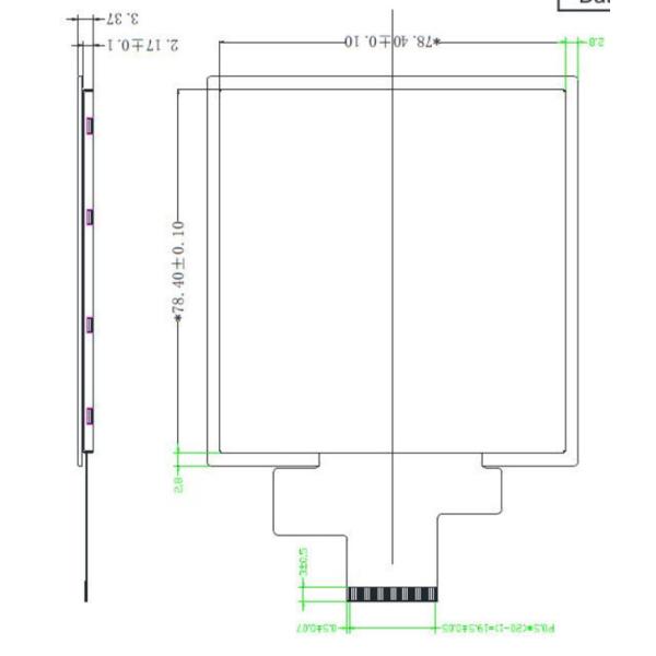 TFT LCD Manufacturer Supply Square TFT Display 4 Inch SPI&MCU 320x320 Dots