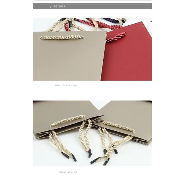 14.5*6.5*21.5cm Paper Jewellery Packaging Small Paper Bags For Jewelry