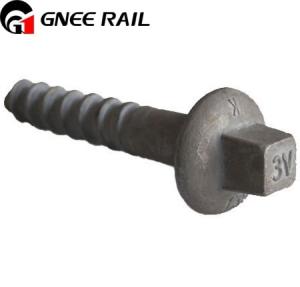 Rail Fasteners for Railway Wooden Sleepers Available in Various Sizes and Grades to Meet Different Railway Requirements