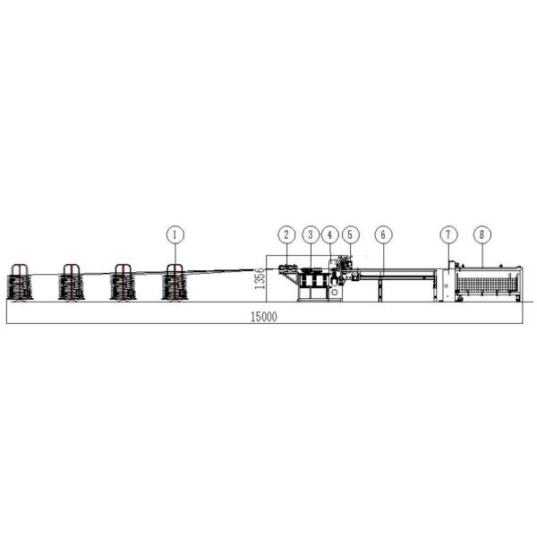 Large Automatic Welding Machine For Integrated Welded Wire Mesh Production Line