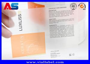 China ISO 9001 Peptide Bottle Labels Name Sticker For Andro gen Adhesive Transparent wholesale