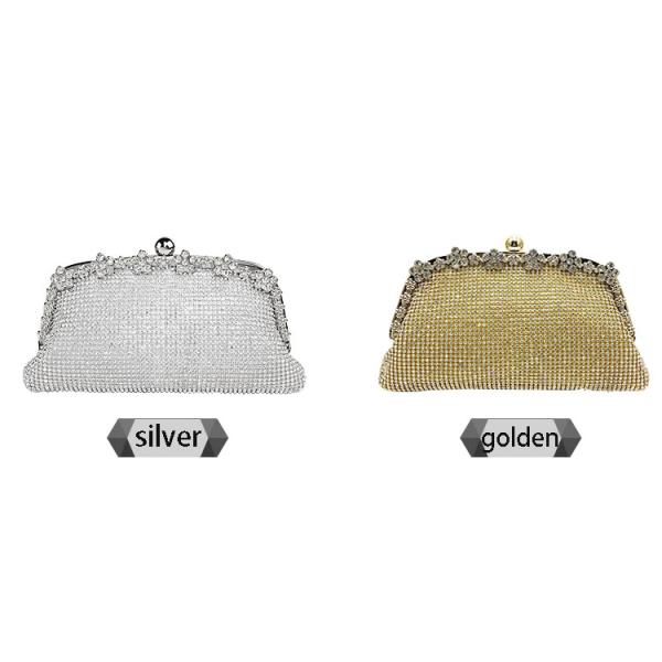 Classic full crystal rhinestone clutch dinner evening lady bride bridesmaid diamond-encrusted dinner clutch bags