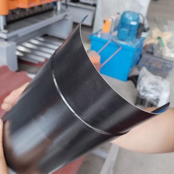 Customized Round Gutter Downspout Roll Forming Machine 15m/Min Speed