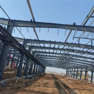 Prefab Steel Structure Warehouse High Intensity Metal Structure Building