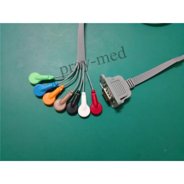 DMS 15 Pin Connector ECG Patient Cable 1m Length with CE,ISO