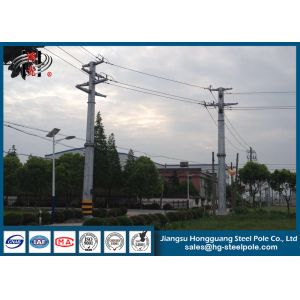 China Flange Connected Single Circuit Steel Power Pole Power Distribution Poles wholesale