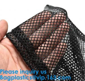 China Durable Nylon Mesh Bag with Sliding Drawstring Cord Lock Closure,Large Black Mesh Bag ECO-FRIENDLY PREMIUM WASHABLE GROC wholesale